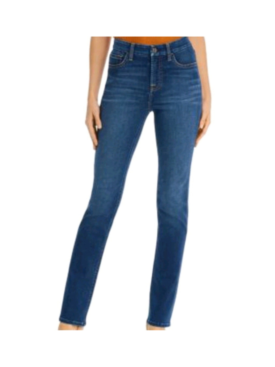 7 For All Mankind Denim - Seven For All Mankind Jen7 Women's Medium Wash Blue Ankle Skinny Jeans Size 8